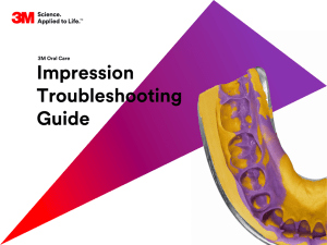 Impression Troubleshooting Guide