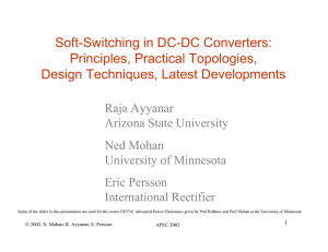 Soft-Switching in DC-DC Converters