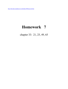 Homework 7