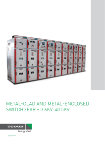 metal-clad and metal-enclosed switchgear – 3.6kv~40.5kv