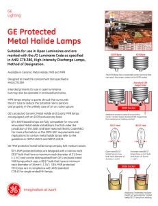 GE HID Lighting | GE Protected Metal Halide Lamps | GE Lighting