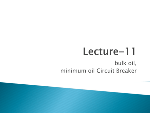 bulk oil, minimum oil Circuit Breaker
