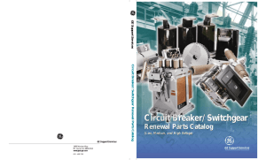 GE Circuit Breaker/Switchgear Renewal Parts