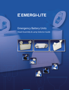 Emergency Battery Units - Emergi-Lite