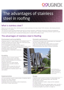 The advantages of stainless steel in roofing