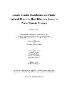 Loosely Coupled Transformer and Tuning Network Design for High