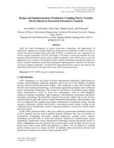 Design and Implementation of Inductive Coupling Power Transfer