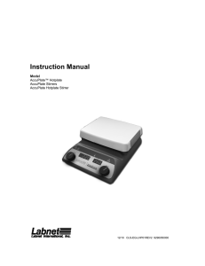 AccuPlate Instruction Manual