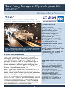 Case Study on Nissan