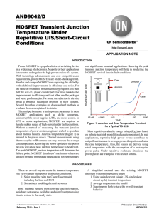 MOSFET Transient Junction Temperature Under Repetitive UIS