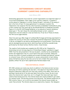 DETERMINING CIRCUIT BOARD CURRENT CARRYING