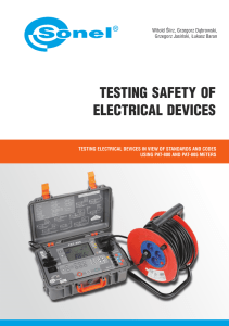 testing safety of electrical devices