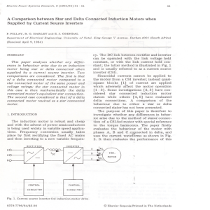 A Comparison between Star and Delta Connected Induction Motors