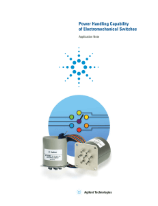 Power Handling Capability of Electromechanical Switches