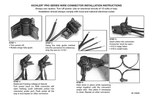 kichler® pro series wire connector installation instructions