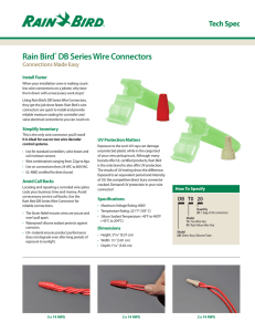 Rain Bird® DB Series Wire Connectors