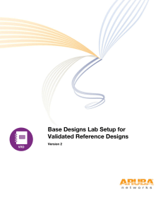 Base Designs Lab Setup for Validated Reference Designs, Version 2