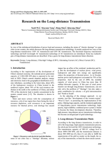 Research on the Long-distance Transmission