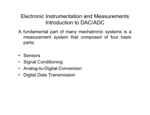 Electronic Instrumentation and Measurements Introduction to DAC