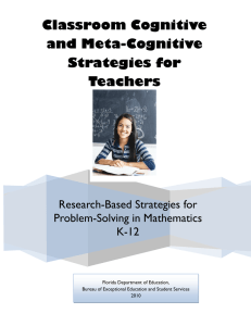 Research-Based Strategies for Problem