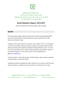 Email Statistics Report 2013