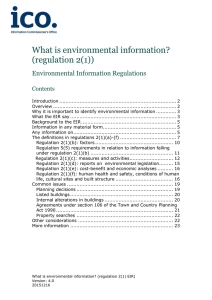 ICO lo What is environmental information? (regulation 2(1))