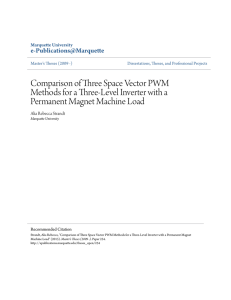 Comparison of Three Space Vector PWM Methods - e