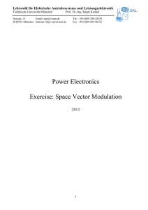 Power Electronics Exercise: Space Vector Modulation