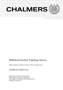 Multilevel Inverter Topology Survey
