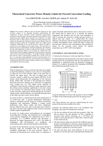 Theoretical Converter Power Density Limits for Forced