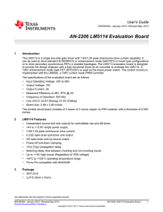 AN-2206 LM5114 Evaluation Board (Rev. A)