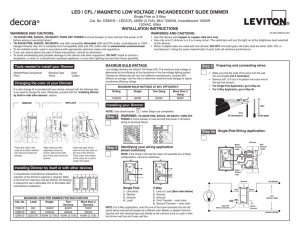 led / cfl / magnetic low voltage / incandescent slide
