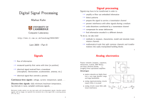 Digital Signal Processing