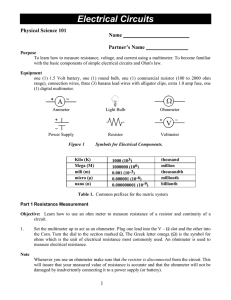 Electrical Circuits