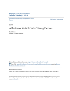 A review of variable valve timing devices