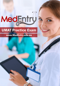 Free UMAT Trial Exam