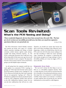 Scan Tools Revisited - Performance Technician