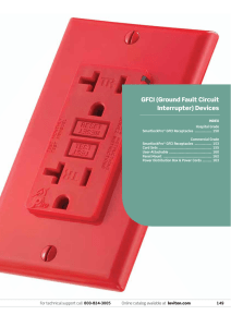 GFCI (Ground Fault Circuit Interrupter) Devices