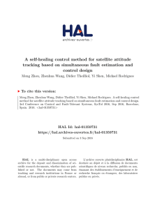 A self-healing control method for satellite attitude tracking