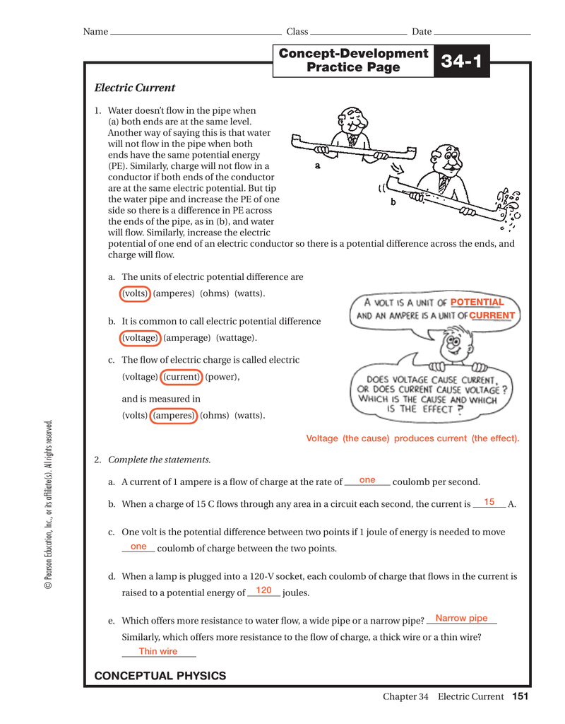 vivodesignllc Conceptual Physics Practice Page Chapter 15 Answers