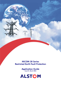 MiCOM 30 Series Restricted Earth Fault Protection Application Guide