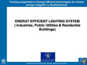ENERGY EFFICIENT LIGHTING SYSTEM