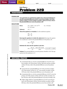 Problem 22D - Humble ISD