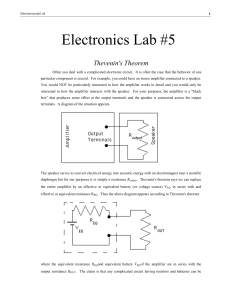Electronics Lab #5