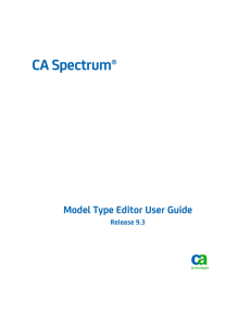 CA Spectrum Model Type Editor User Guide