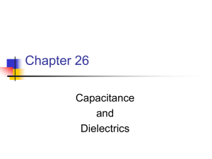 Capacitance lecture notes