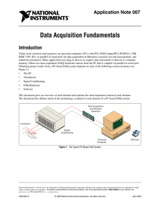 Data Acquisition Fundamentals Introduction