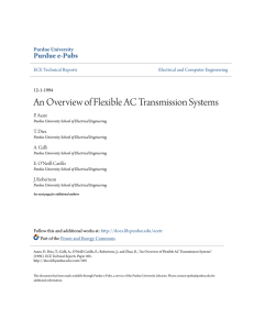 An Overview of Flexible AC Transmission Systems - Purdue e-Pubs