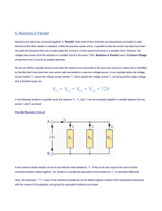 8. Resistors in Parallel