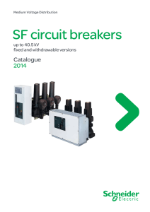 SF circuit breakers - Schneider Electric België